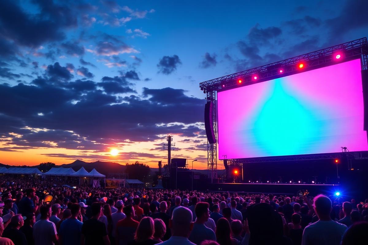 Painel de LED outdoor de grande formato